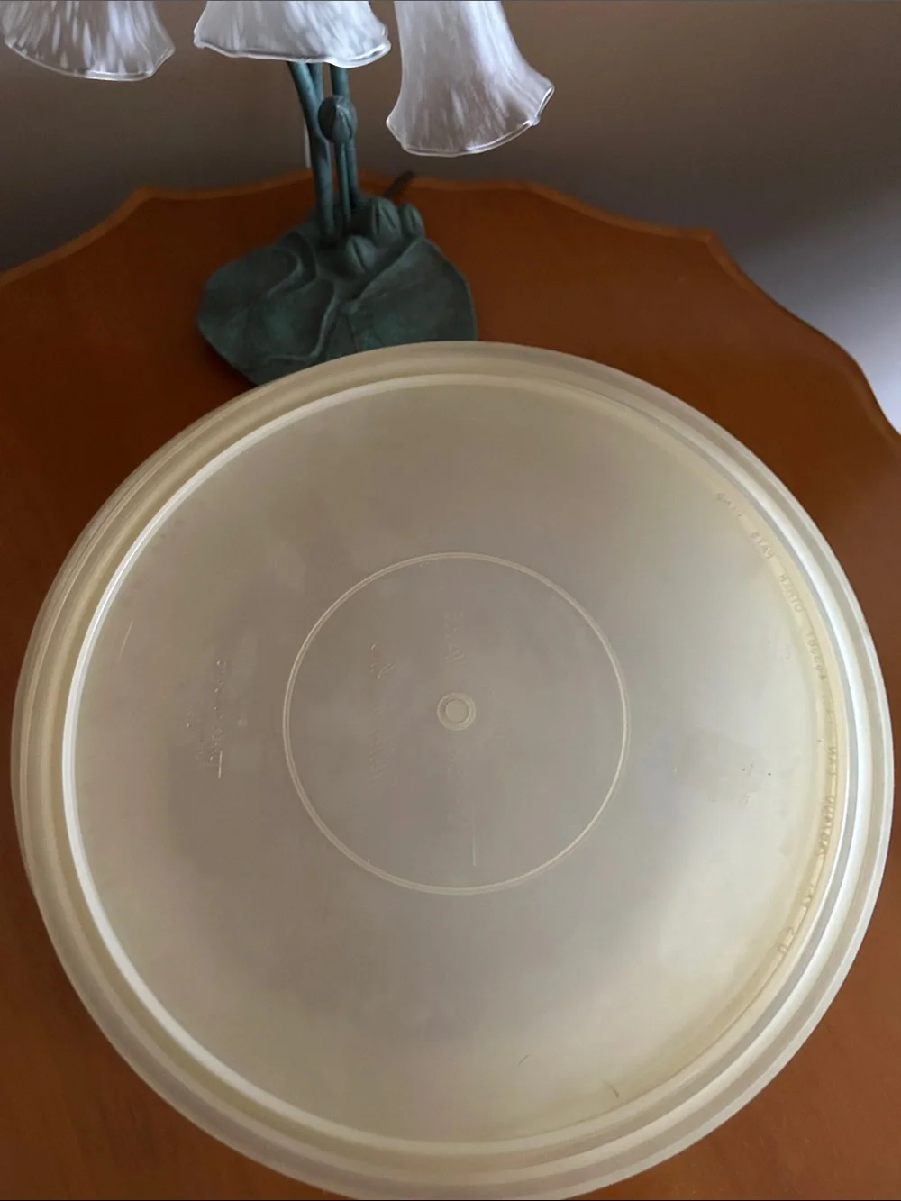 Vintage Tupperware Round Food Storage Bowl with Lid